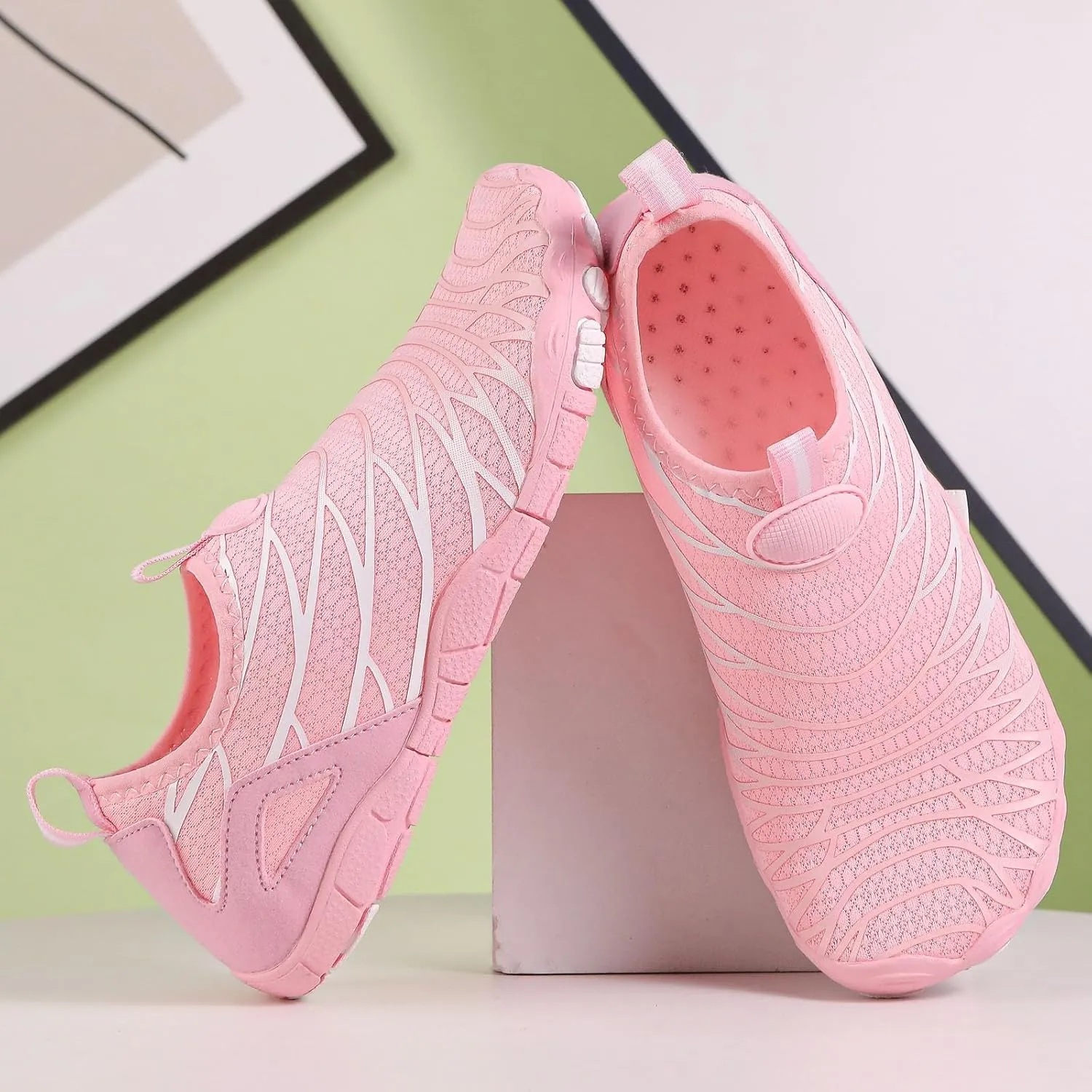 2024 Orthopedic Shoes for Women Woven Slip on Go Walking Shoes Arch Support Breathable Casual Shoes Lightweight