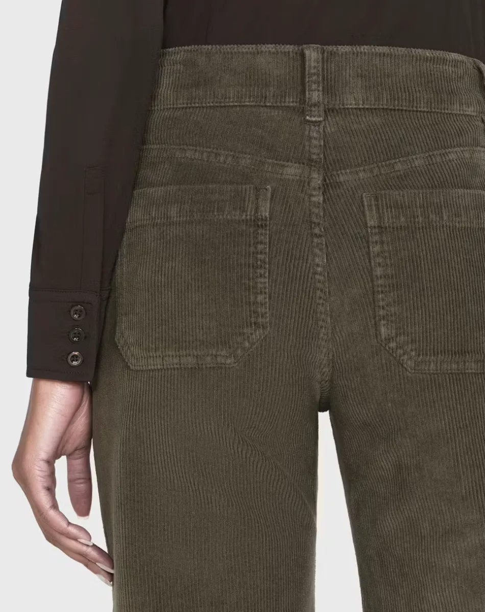 70's Cropped Wide Leg~ Rich Military