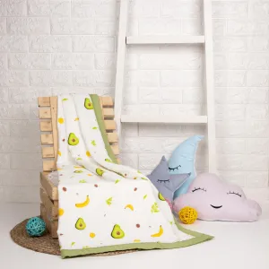 Avocuddle Quilted Muslin Blanket