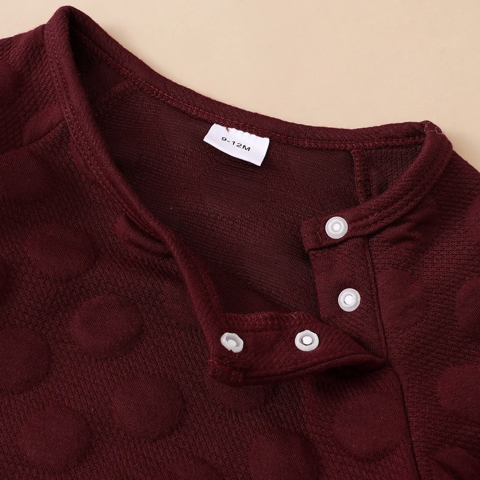 Baby Girls/Boys Set for Newborn Winter Long Sleeve Solid warm 2pc outfit