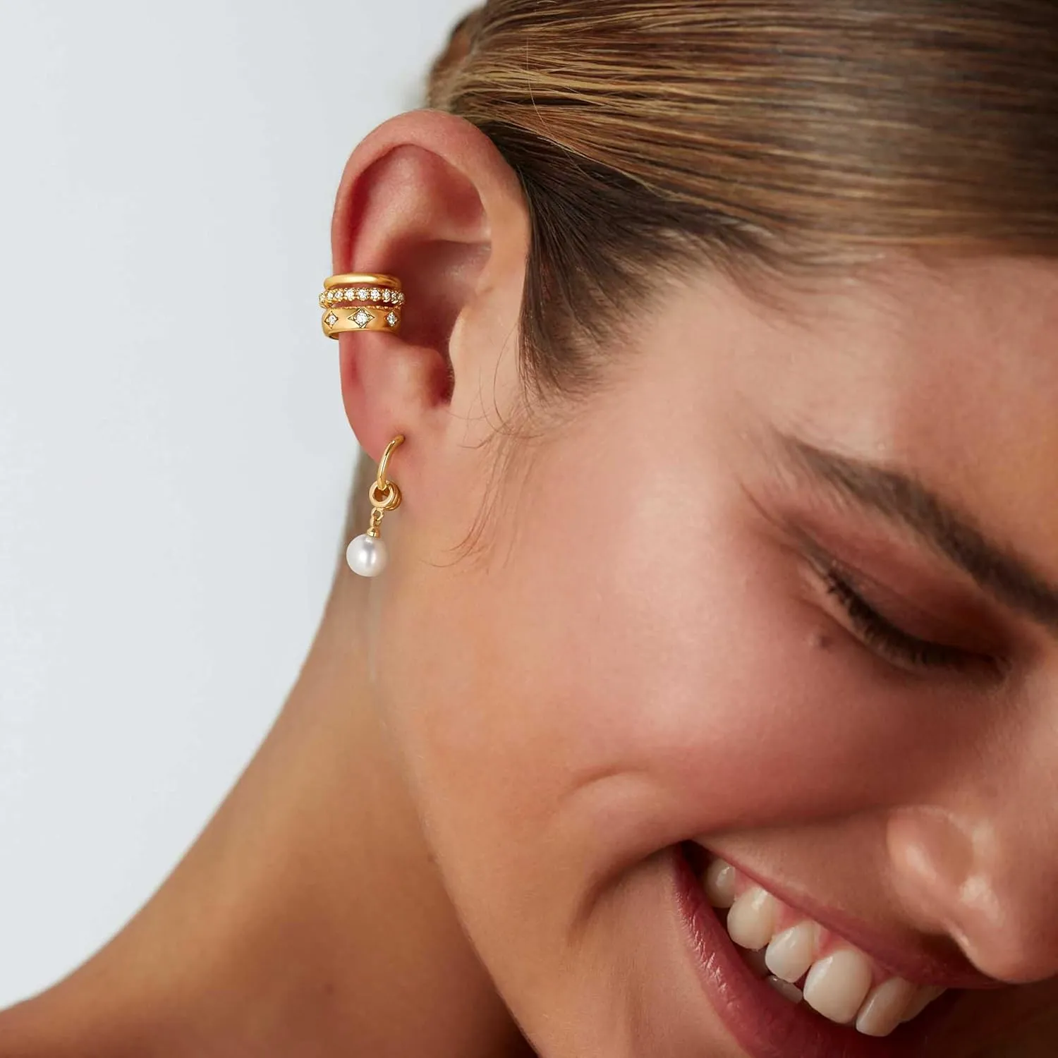 BENEIGE Ear Cuff Non Piercing 14K Gold Plated Ear Cuff Earrings for Women Clip On Cartilage Earring Jewelry for Women