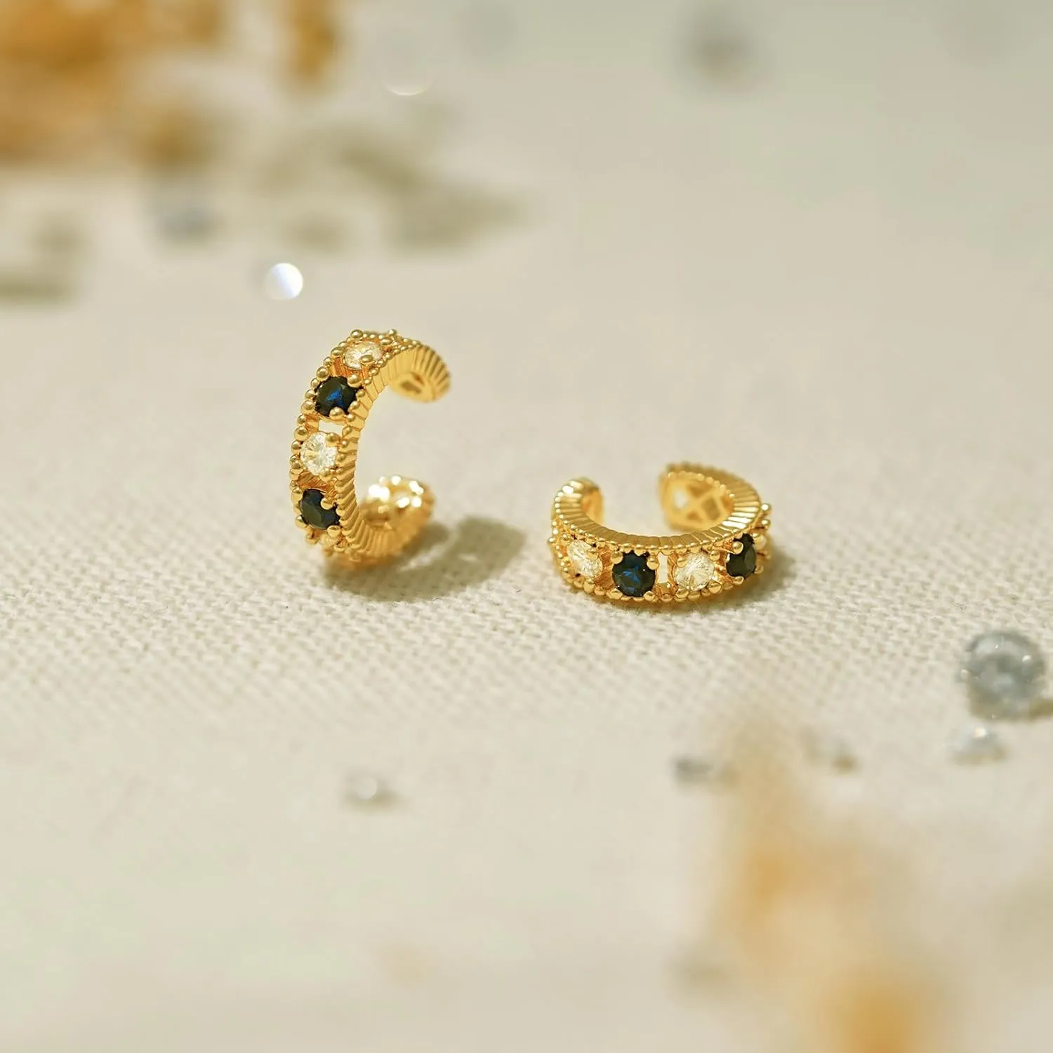 BENEIGE Ear Cuff Non Piercing 14K Gold Plated Ear Cuff Earrings for Women Clip On Cartilage Earring Jewelry for Women