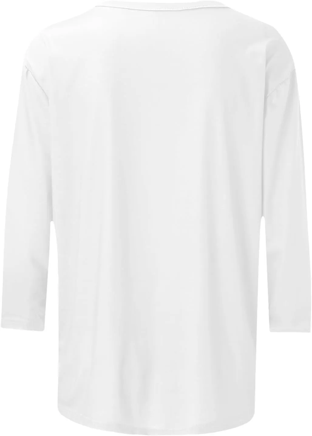 Binmer God Only Lets Things Grow Until They're Perfect Shirts for Womens 3/4 Length Sleeve Tunic Blouse Funny Sayings Tops