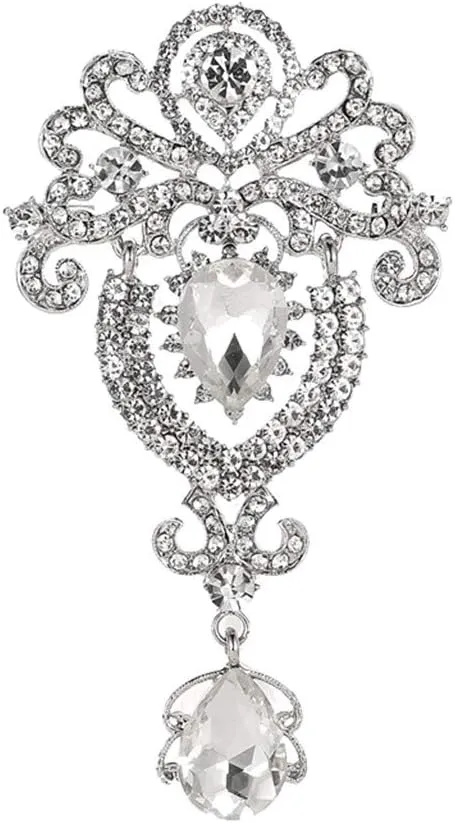 Brooch Brooch Pins, Women St Patrck Day Brooch Ladies Crystal Trophy Diamond Crown Jewelry Brooch Coat Luxury Full Brooch Ever Brooch