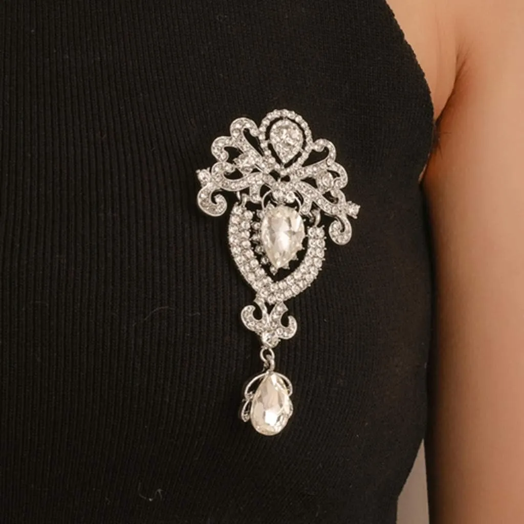 Brooch Brooch Pins, Women St Patrck Day Brooch Ladies Crystal Trophy Diamond Crown Jewelry Brooch Coat Luxury Full Brooch Ever Brooch