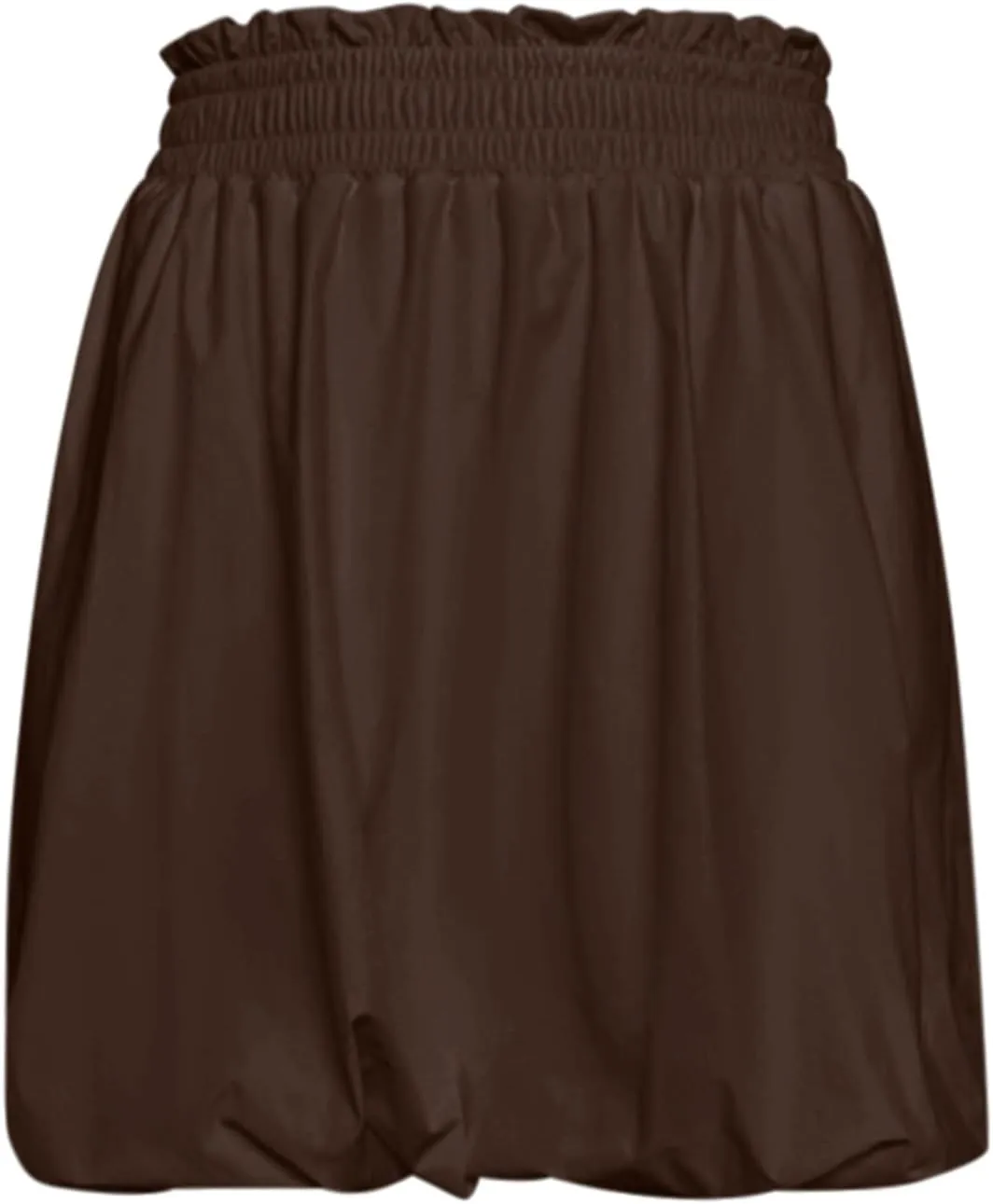 Bubble Skirts for Women Summer Ruffled Hem Elastic High Waisted Flowy Skorts Casual Puff Mini Streetwear Skirts 2025
