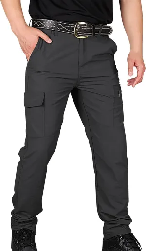 Cargo Work Pants for Men 6 Pocket Work Pants Trousers Men's Pants Cotton Athletic Pants