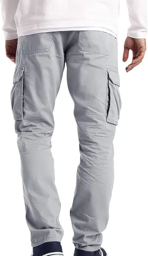 Cargo Work Pants for Men 6 Pocket Work Pants Trousers Men's Pants Cotton Athletic Pants