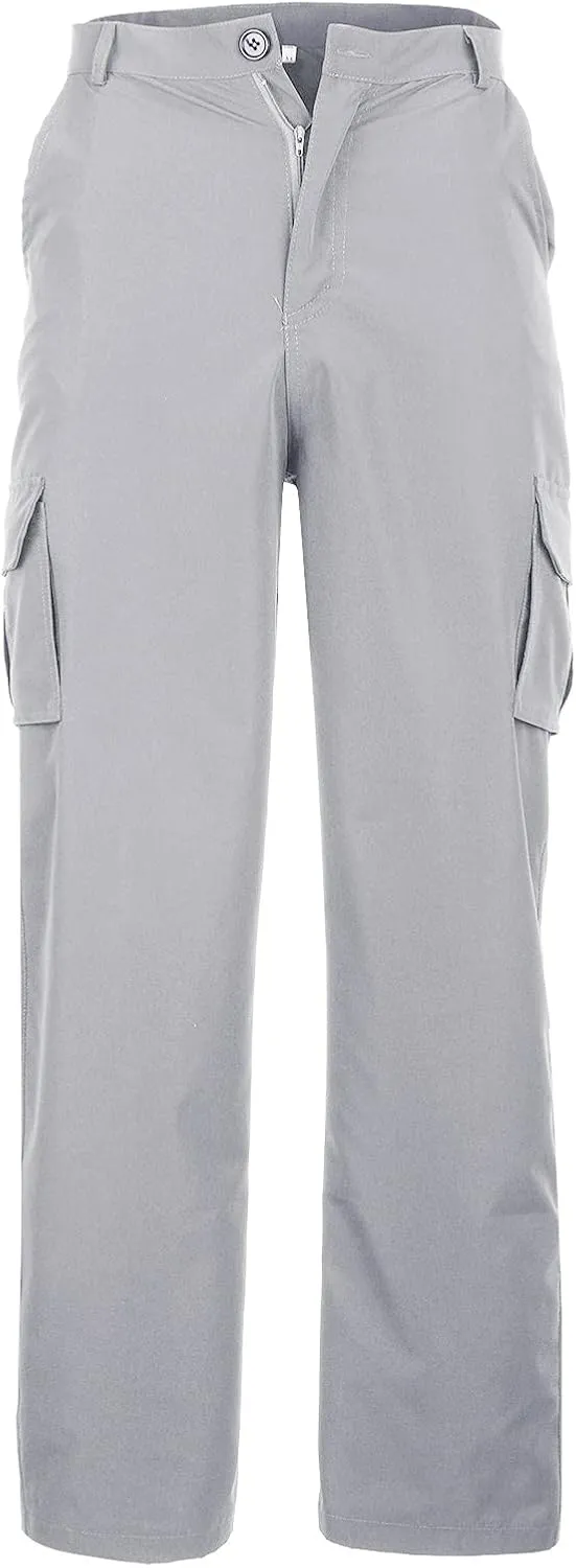 Cargo Work Pants for Men 6 Pocket Work Pants Trousers Men's Pants Cotton Athletic Pants