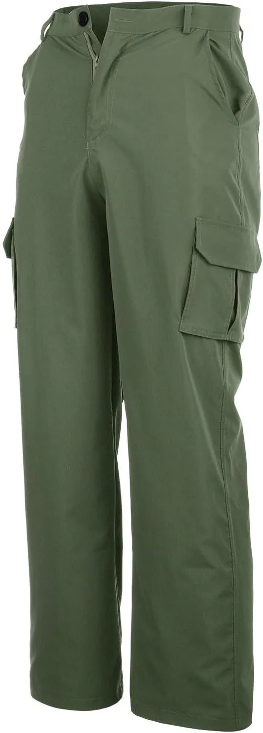 Cargo Work Pants for Men 6 Pocket Work Pants Trousers Men's Pants Cotton Athletic Pants