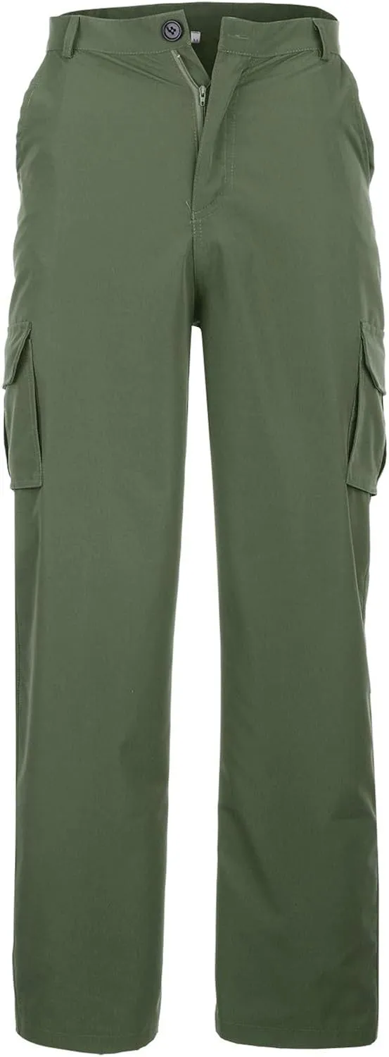Cargo Work Pants for Men 6 Pocket Work Pants Trousers Men's Pants Cotton Athletic Pants