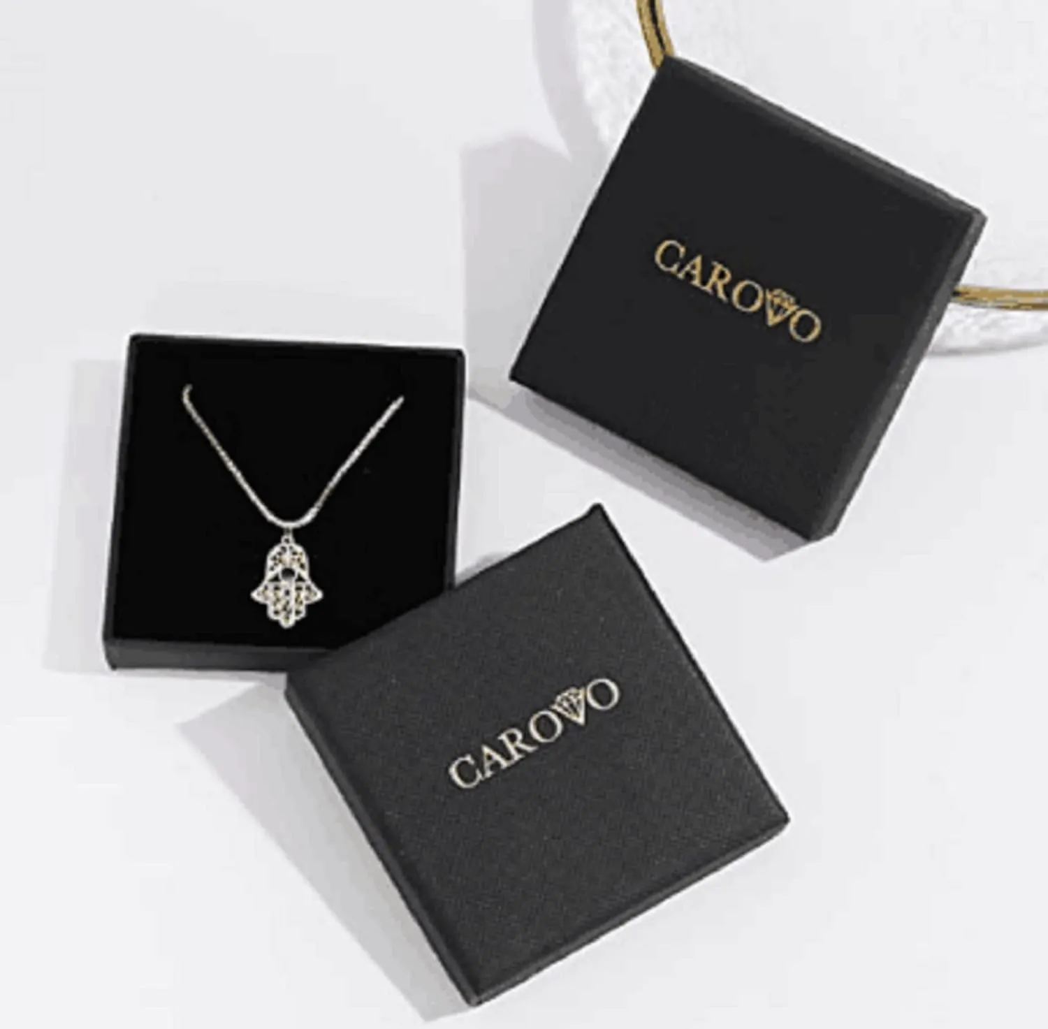 CAROVO Dainty Gold Chain Choker Necklace for Women 18K Gold Plated Minimalist Figaro Beaded Lace Satellite Coin Chain Necklace Delicate Choker Jewelry Gifts for Women