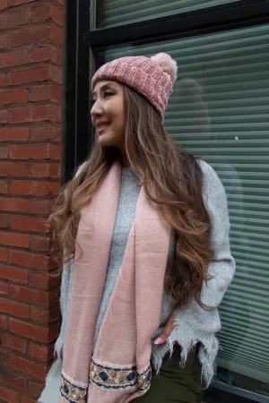 Casselton Solid Beanie With Pom Pom