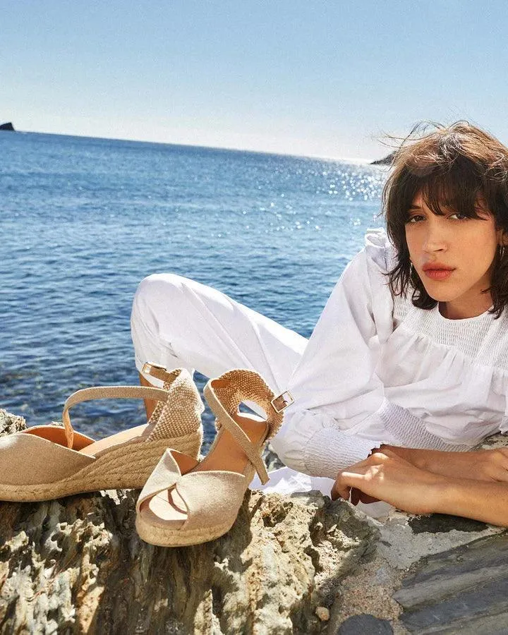 Castañer espadrille Bianca Sand