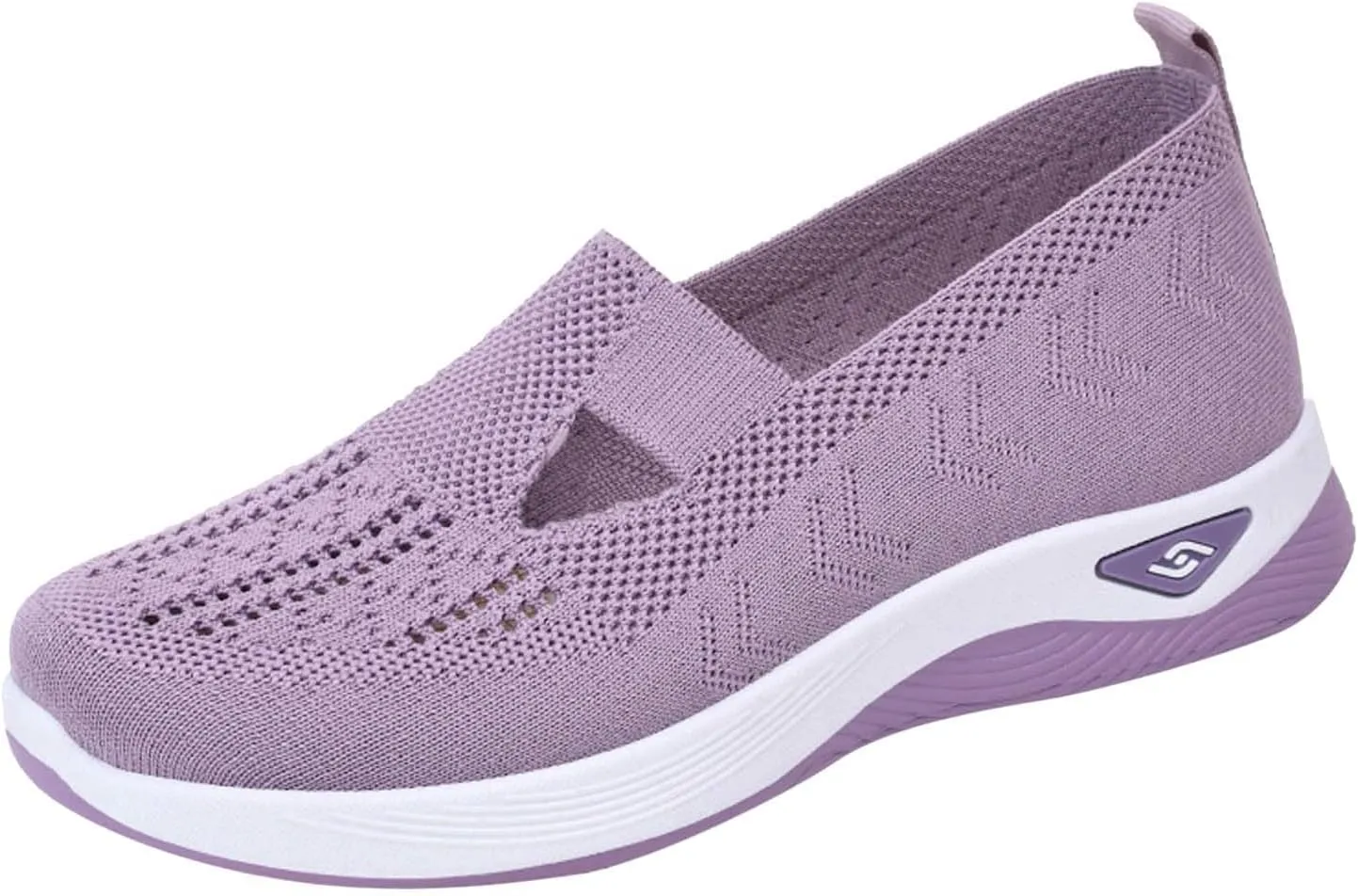 Cathalem Diabetic Shoes for Women, 2024 New Women's Woven Breathable Soft Sole Shoes Women Diabetes Foam Shoes