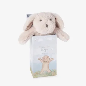 Chace the Puppy Snuggler Plush Security Blanket w/Gift Box