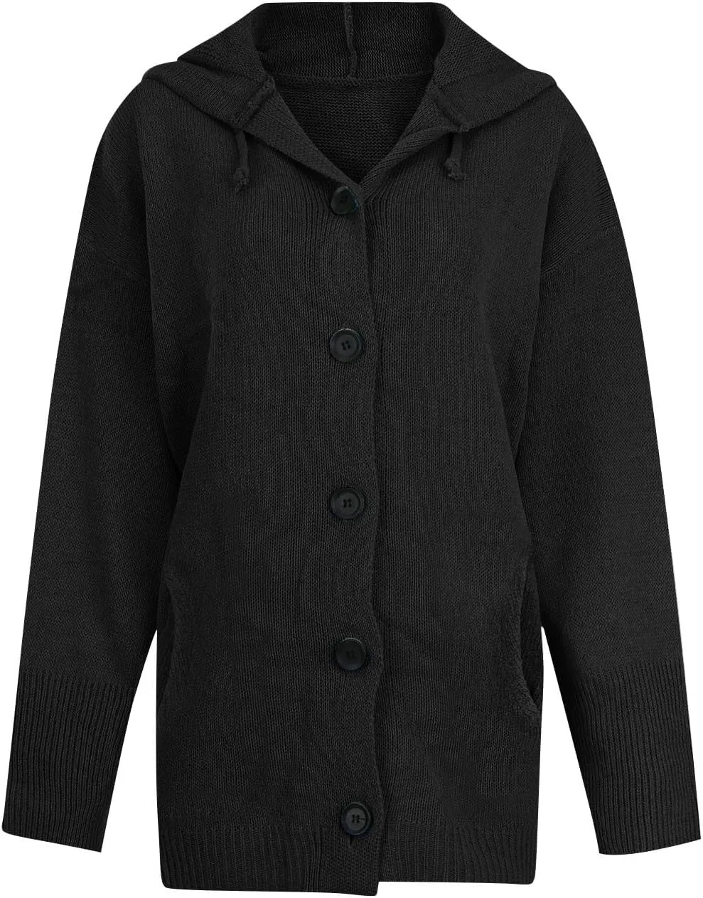 ChicCrate Women's Knit Open Front Cardigan Sweaters 2025 Fall Winter Clothes Long Sleeve Solid Color Jackets Trendy Outwear