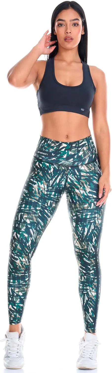 Colombian Workout high Waisted Leggings for Women | Compression Tight Crossfit Yoga Pants Many Styles
