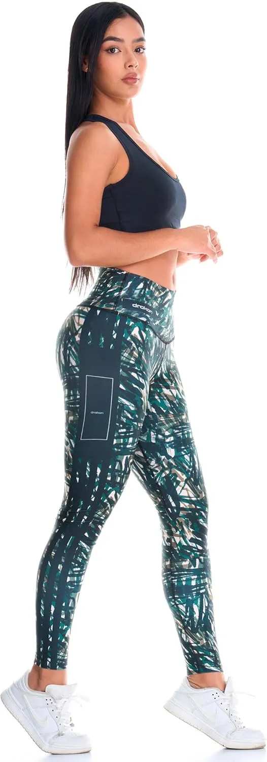 Colombian Workout high Waisted Leggings for Women | Compression Tight Crossfit Yoga Pants Many Styles