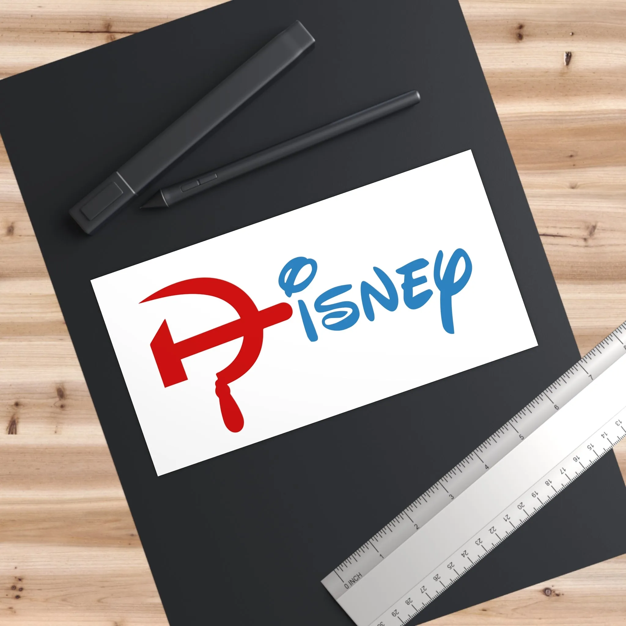 Communist Disney Bumper Sticker