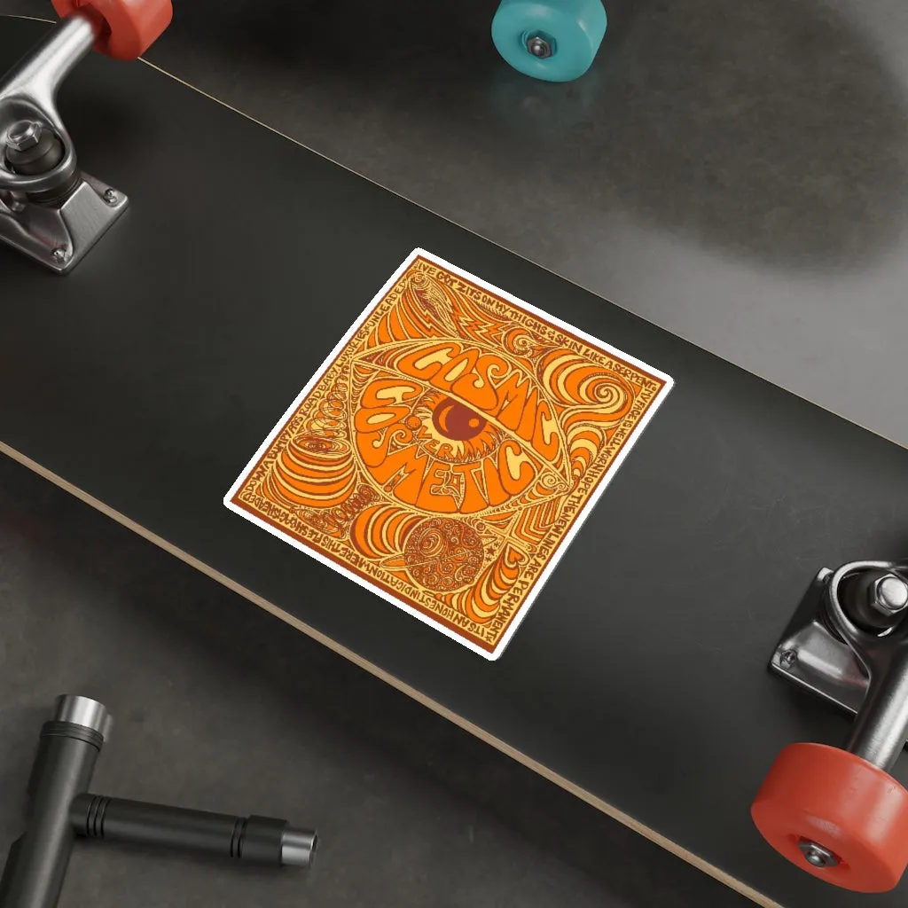 Cosmic Over Cosmetic Die-Cut Sticker - Orange Rush
