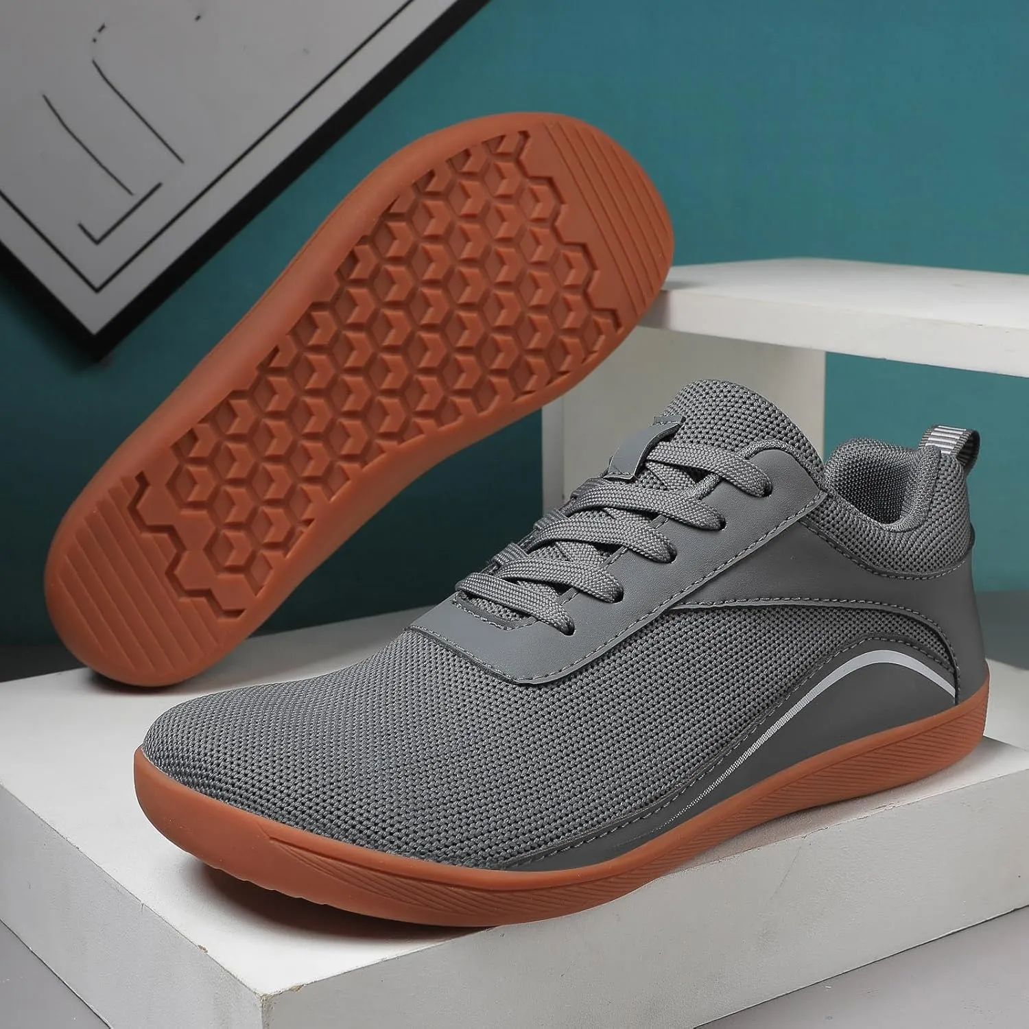 Couple Mesh Sports Casual Shoes Breathable Flat Bottom Lightweight Plus Size Comfortable Walking Mens Sneaker Socks