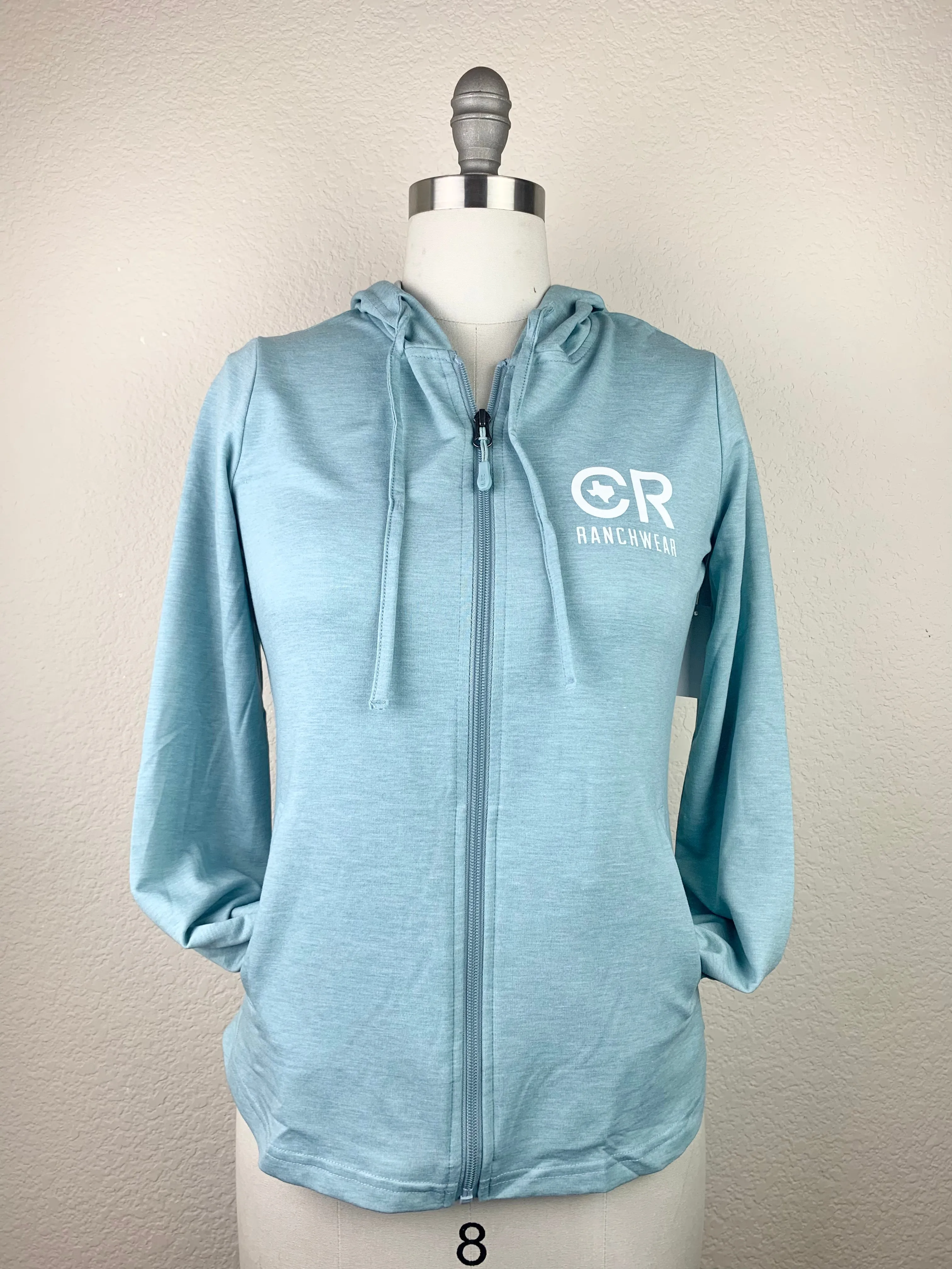 CR Dusty Blue Lightweight Full Zip