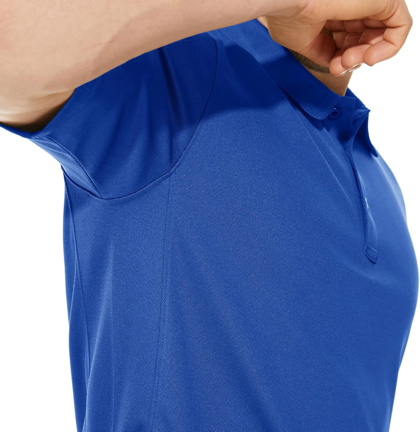 CRYSULLY Polo Shirts for Men Golf Shirt Short Sleeve Tactical Performance Polo T Shirts Dry Fit for Work, Fishing, Hiking