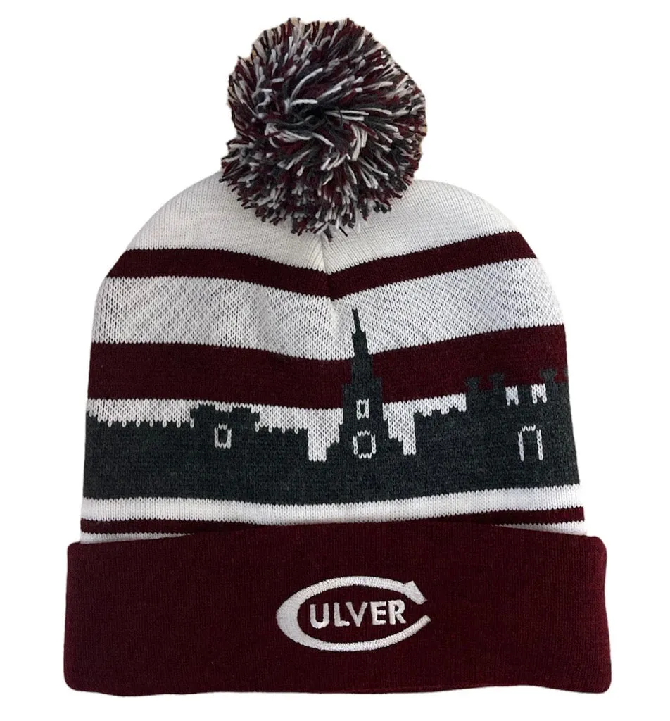 Culver Skyline Beanie with Pom