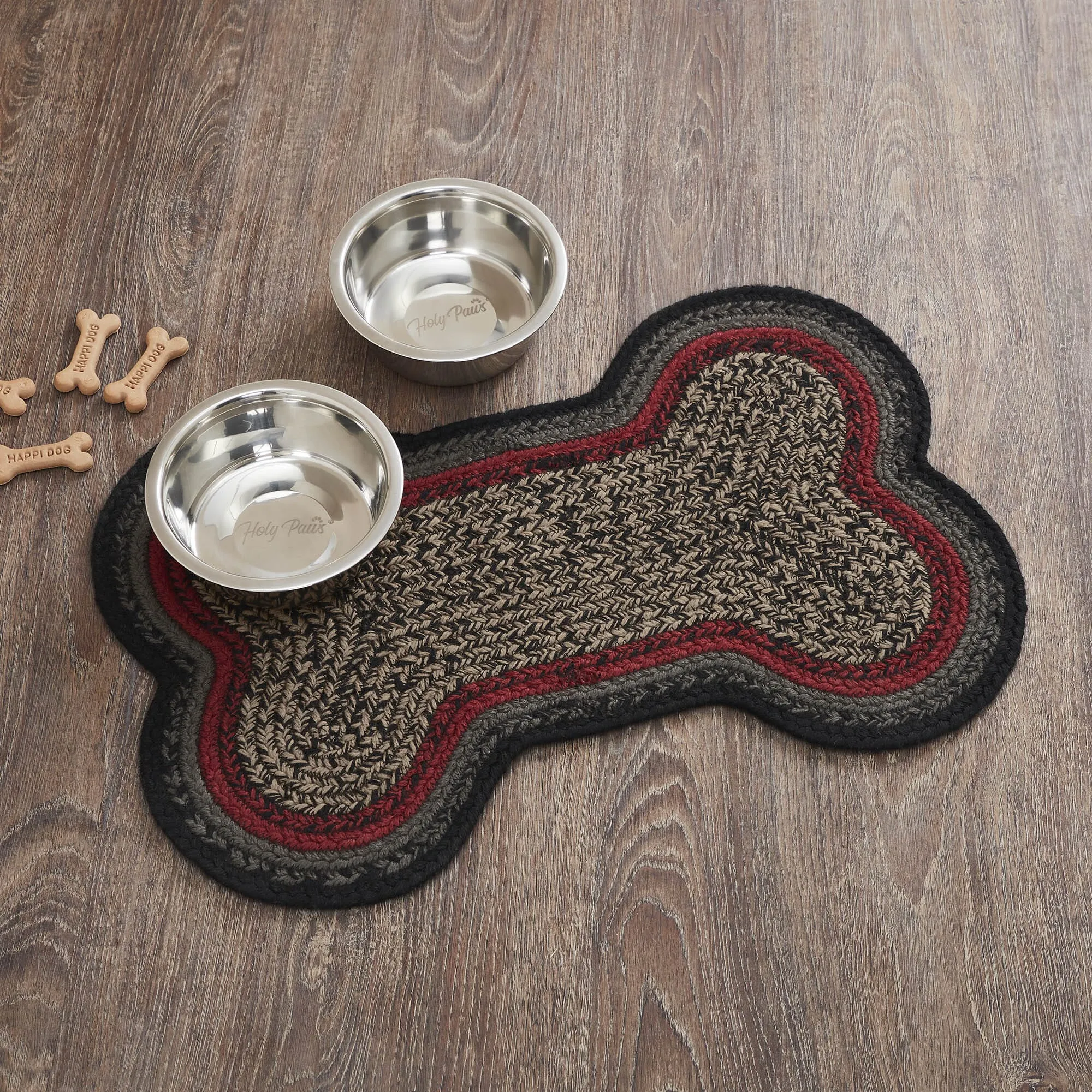 Cumberland Indoor/Outdoor Medium Bone Braided Rug 15x23"