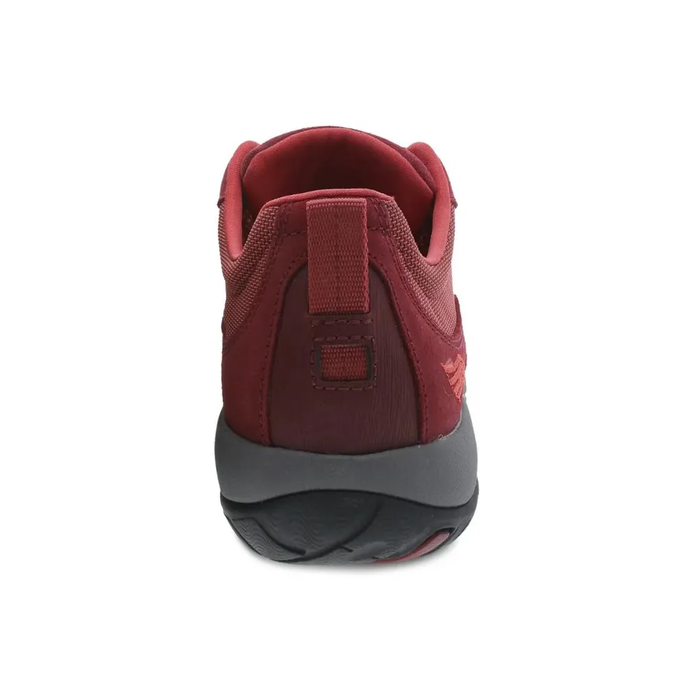 Dansko Paisley Red Burnished Suede Shoe (Women's)