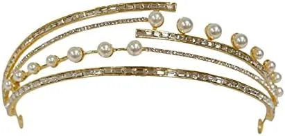 Diamond Tiara Fashion Gold Bridal Tiara Tiara Zircon Crystal Bridal Tiara Wedding Hair Accessories