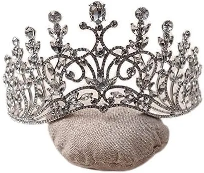 Diamond Tiara Gorgeous Shining Silver Plated Crystal Bridal Tiara Wedding Diamond Beauty Headband Bridal Hair Accessories Tiara