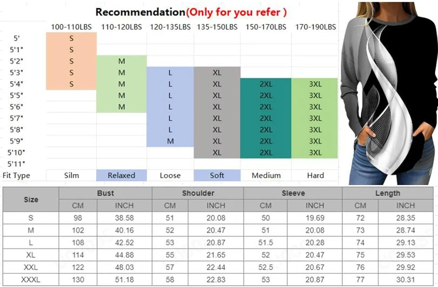 DuDubaby Blouses for Women Dressy Casual Long Sleeve Tops Sports Fan Striped Print Round Neck Shirts Soft Office Sweatshirt