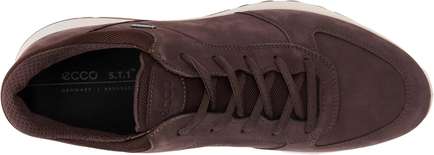 ECCO Mens Exostride Low GTX Leather Trainers