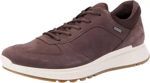 ECCO Mens Exostride Low GTX Leather Trainers