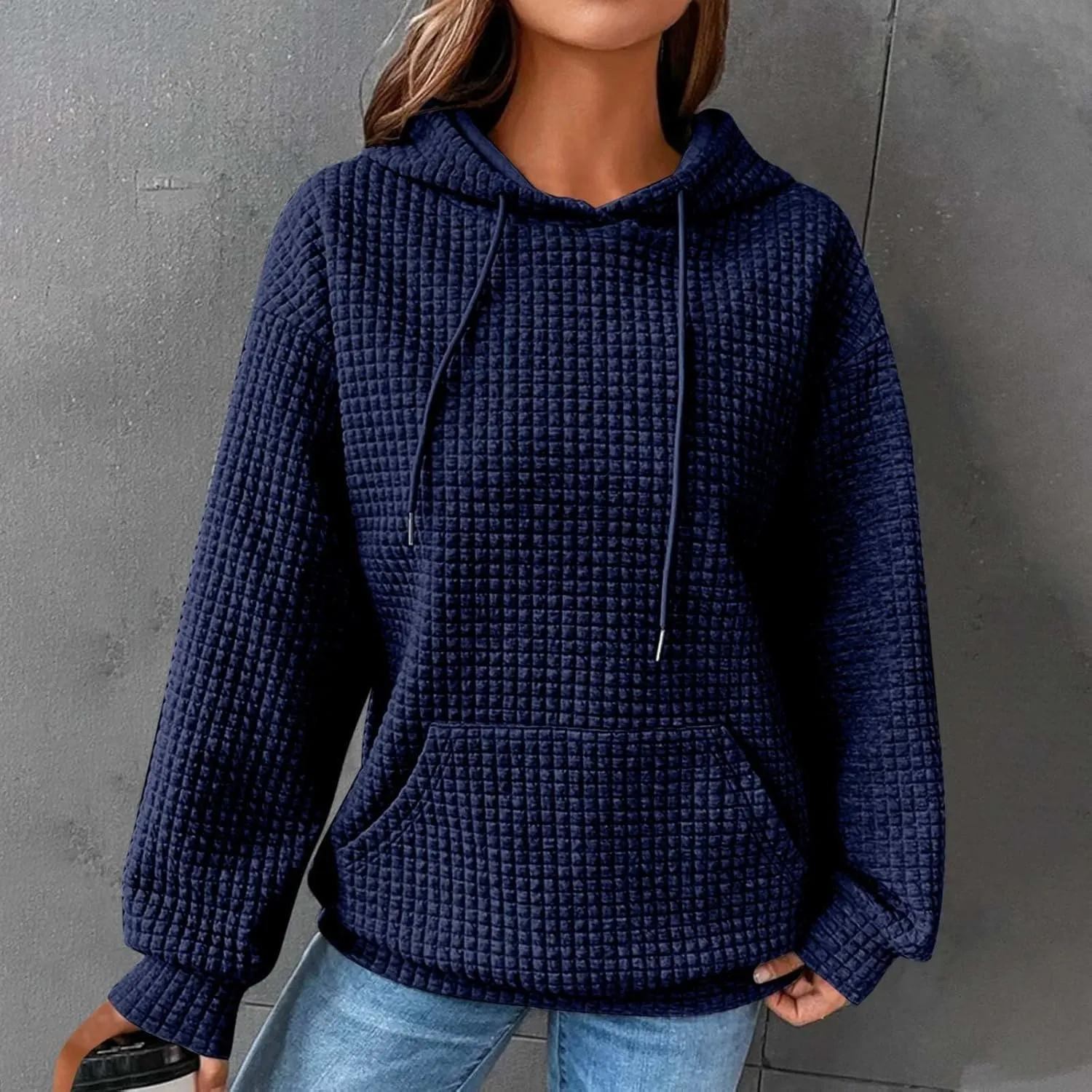 Fall Hoodies for Women,2023 Trendy Lightweight Cable Knit Oversized Sweatshirt,Casual Long Sleeve Pullover Tops