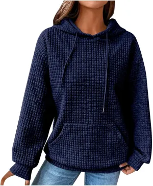 Fall Hoodies for Women,2023 Trendy Lightweight Cable Knit Oversized Sweatshirt,Casual Long Sleeve Pullover Tops