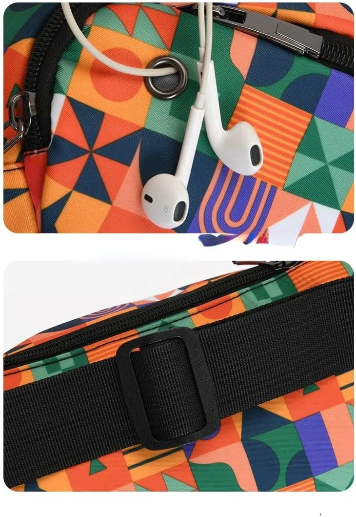 Fanny Packs for Women Fashion Crossbody Belt Bag Waist Packs for Running Casual Travel Hiking (Orange)