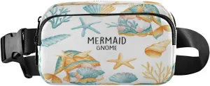 Fanny Packs for Women Men Gnome Mermaid Ocean Belt Bag Waist Pouch Packs Crossbody Bag Running Hiking Fanny Pack Gifts for Girls Boys