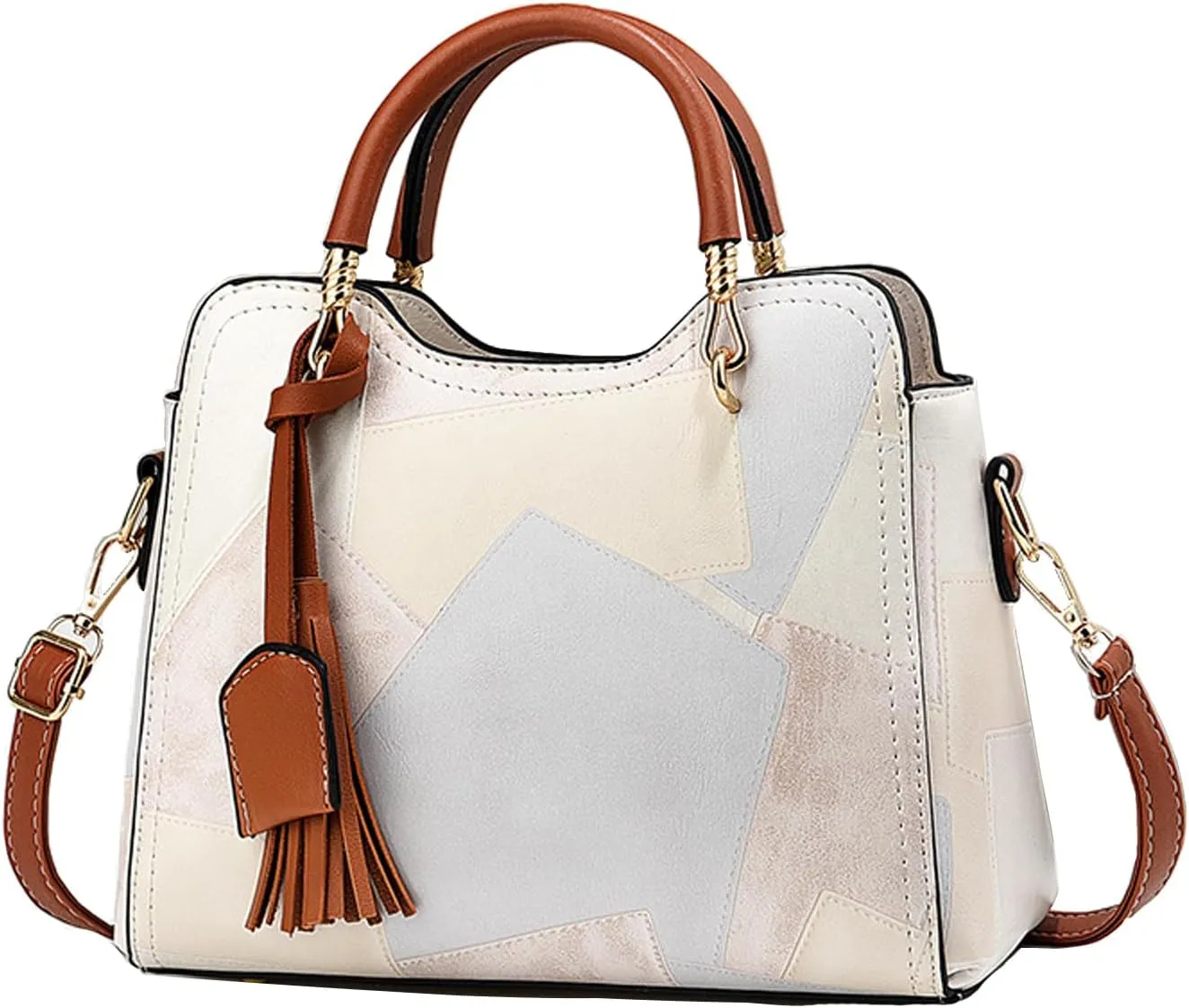 Fashion Casual Womens Purses and Handbags Shoulder Bag Soft PU Leather Medium Satchel Tote bag Hobo