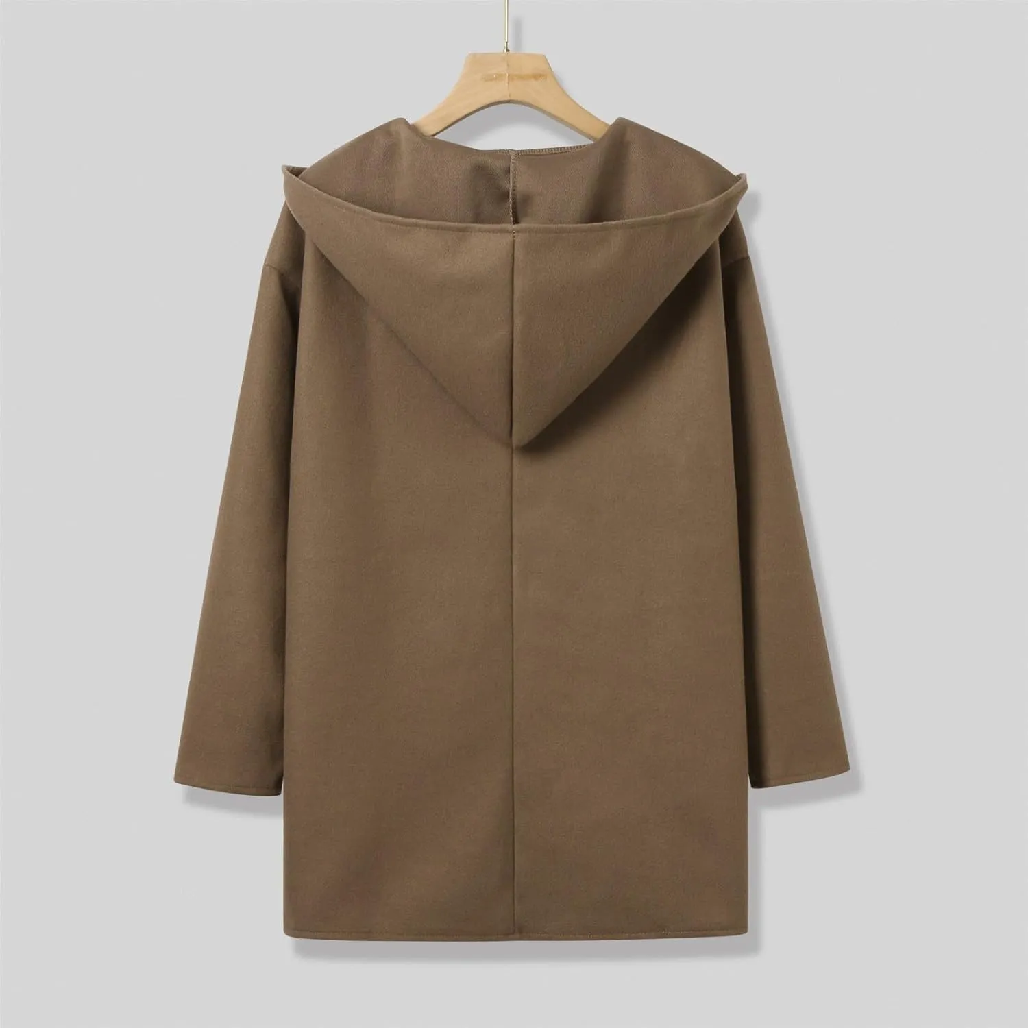 Flannel Jackets for Women Sherpa Fleece Lapel Loose Cardigan Button Down Jackets Winter Warm Outwear with Pockets