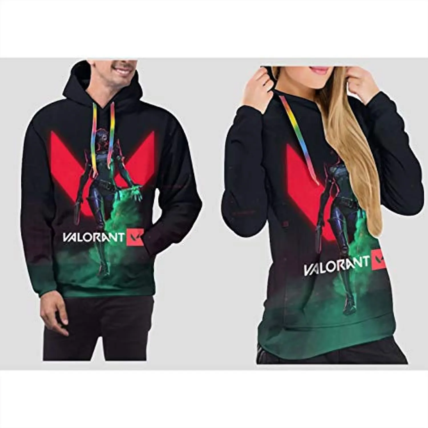 Game Valorant Hoodies - 3D Unisex Hooded Pullover Sweatshirt