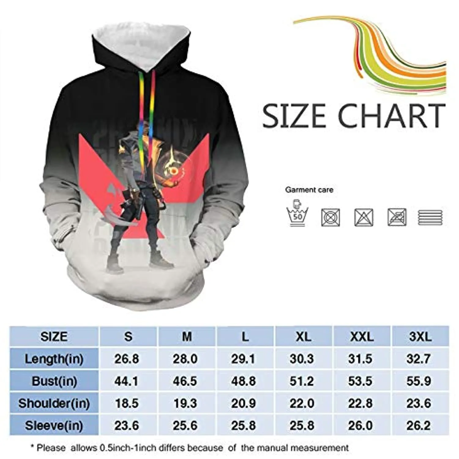Game Valorant Hoodies - Phoenix 3D Unisex Hooded Pullover Sweatshirt