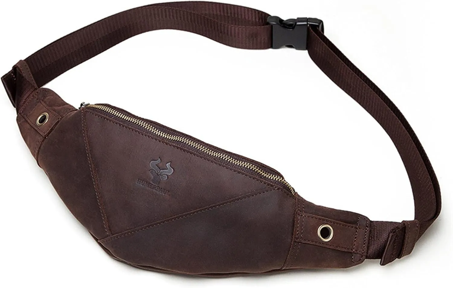 Genuine Leather Men's and Women's Waist Packs Chest Packs Belt Packs Large Capacity Cell Phone Coin Purse