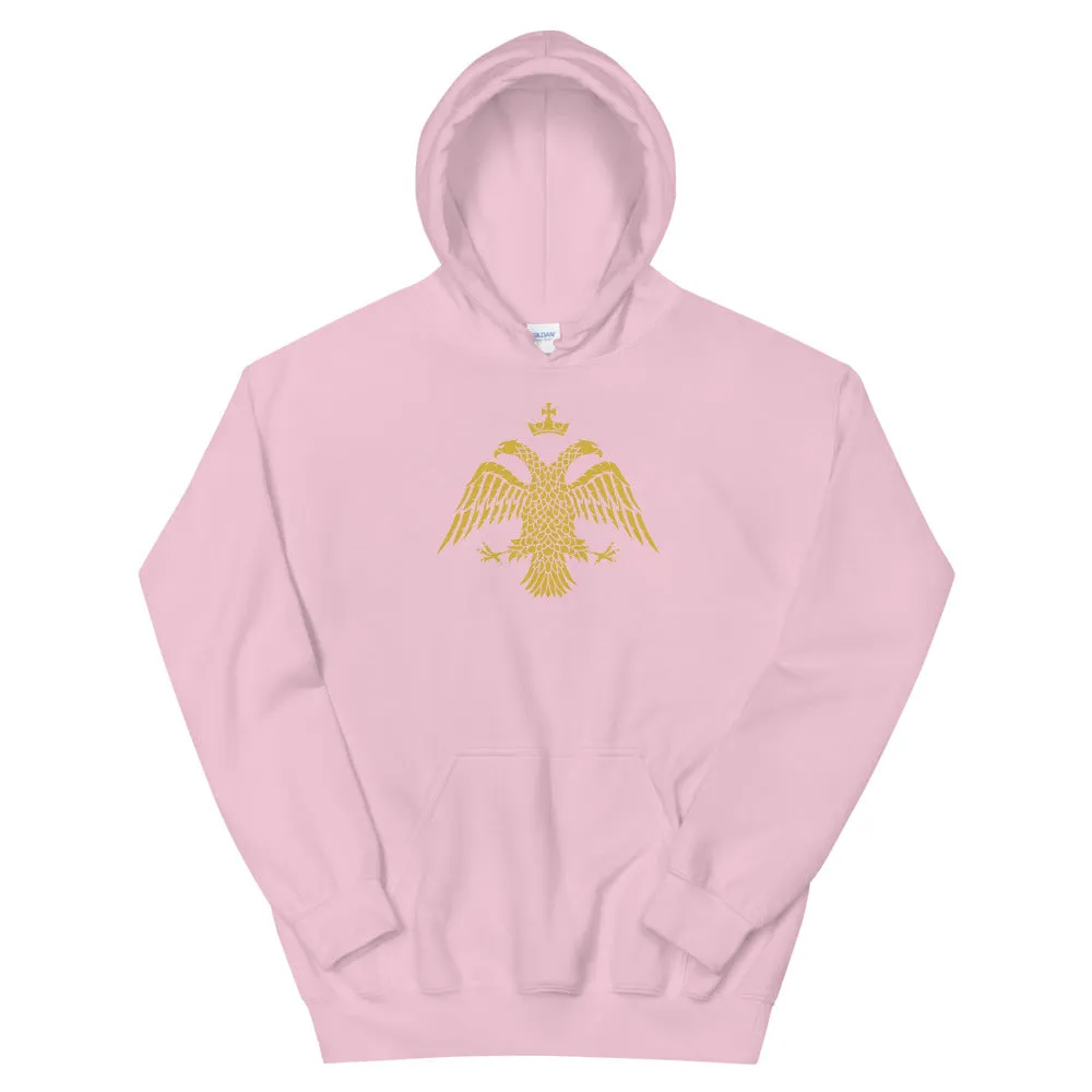 Gold Byzantine Eagle Unisex Hoodie
