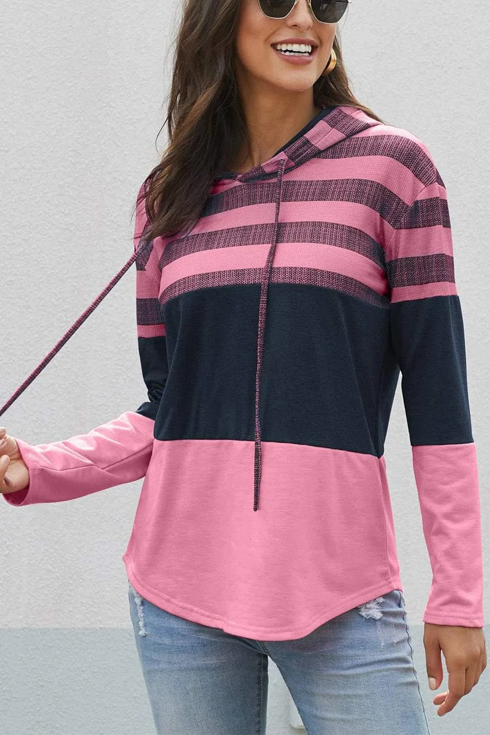 GOLDPKF Womens Sweaters Hoodies Long Sleeve Sweatshirts Woman Clothing Tops