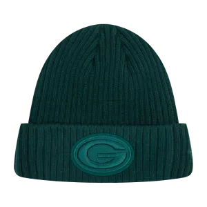 GREEN BAY PACKERS NEUTRAL BEANIE (FOREST GREEN)