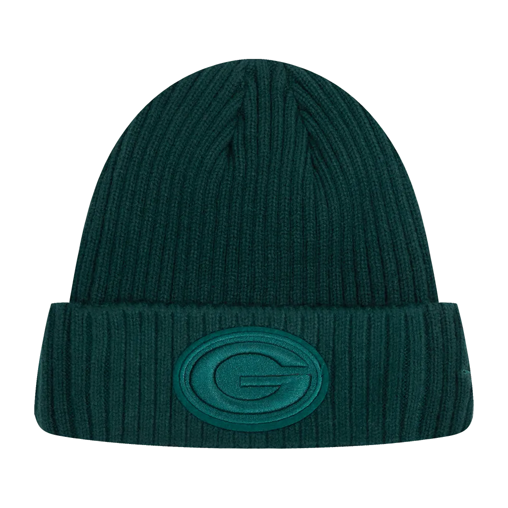 GREEN BAY PACKERS NEUTRAL BEANIE (FOREST GREEN)