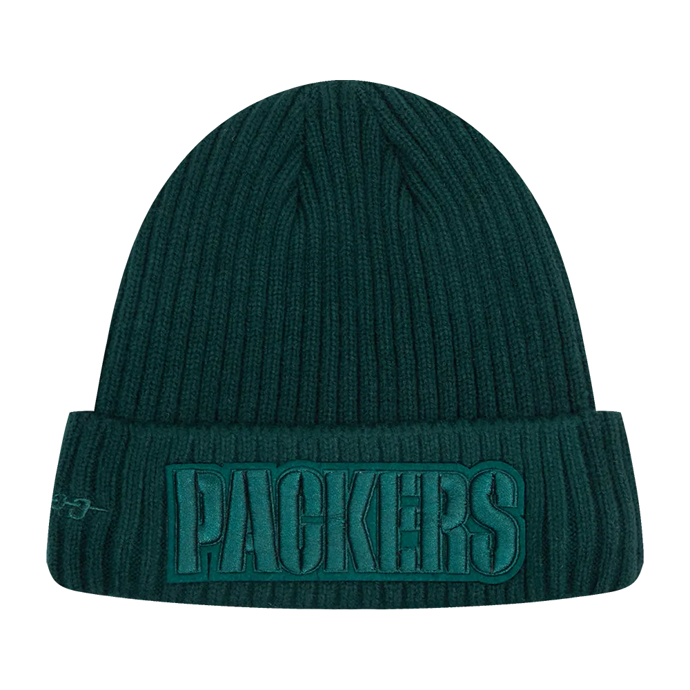 GREEN BAY PACKERS NEUTRAL BEANIE (FOREST GREEN)